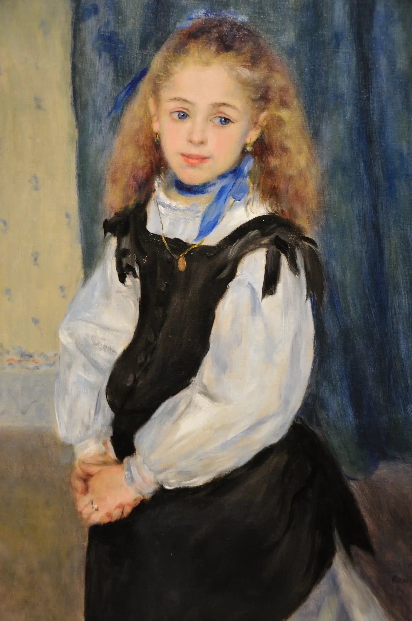 Reproduction du tableau « Mademoiselle Legrand - Pierre-Auguste Renoir » par Alpha Reproduction en peinture à l’huile