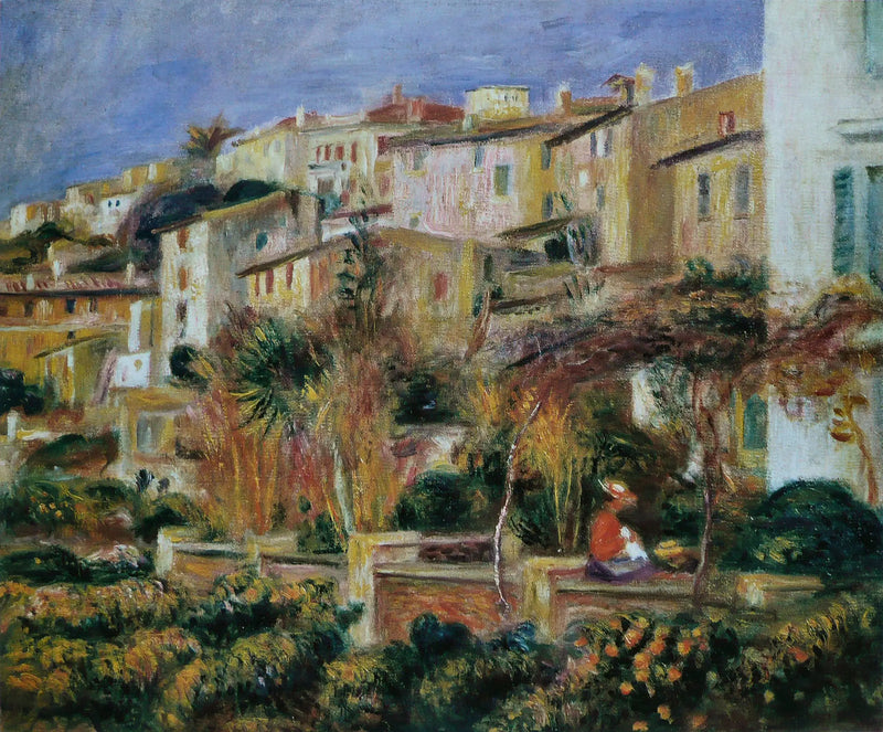 Terrazas en Cannes - Pierre-Auguste Renoir