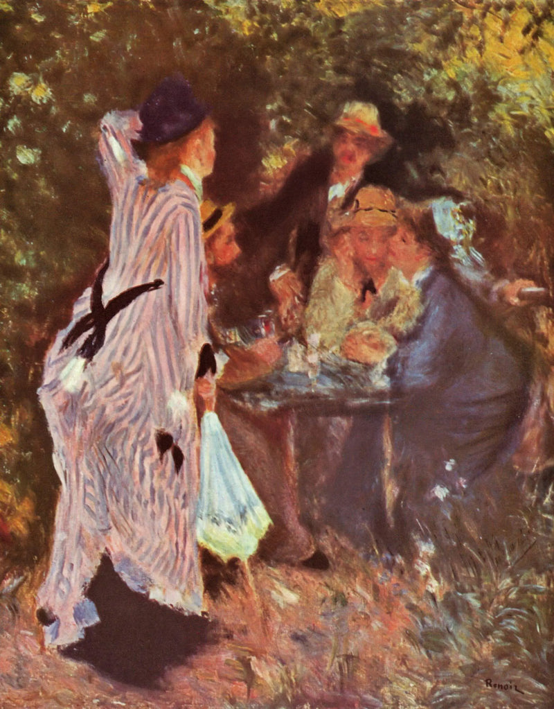 En el jardín - Pierre-Auguste Renoir