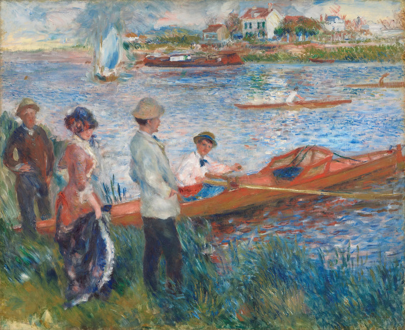 Canotiers en Chatou - Pierre-Auguste Renoir