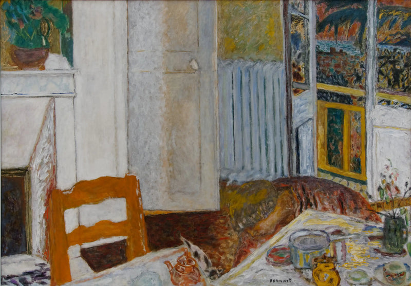 Interior blanco - Pierre Bonnard