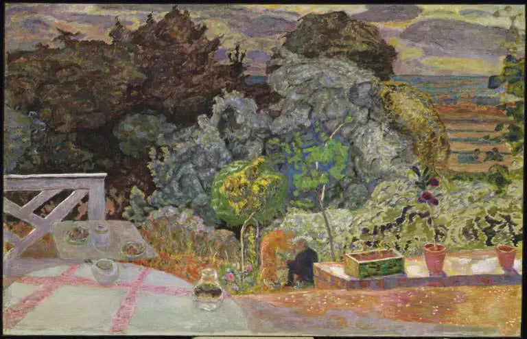 La terraza - Pierre Bonnard
