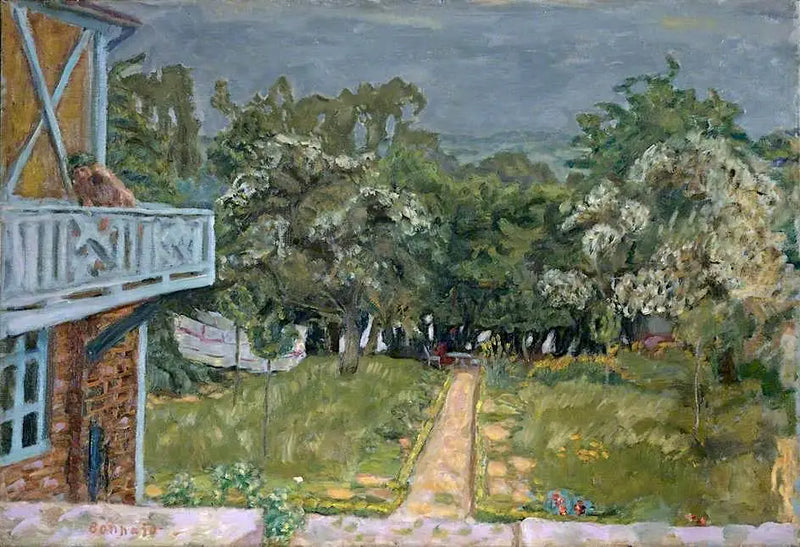 Balcón azul - Pierre Bonnard