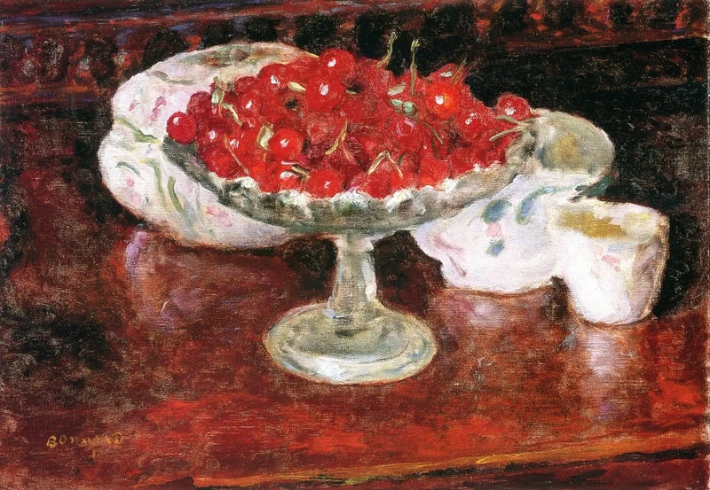 La copa de cerezas - Pierre Bonnard