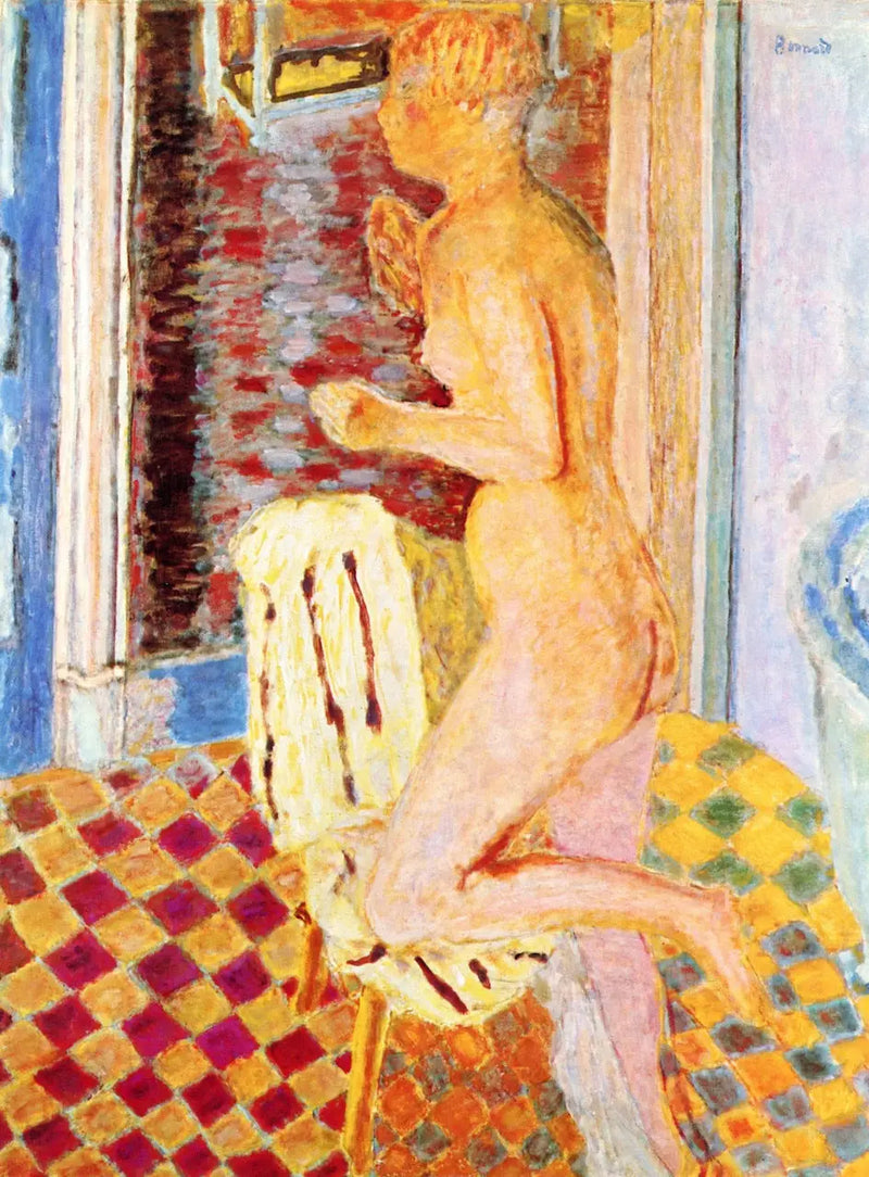 Mujer sentada en una silla - Pierre Bonnard
