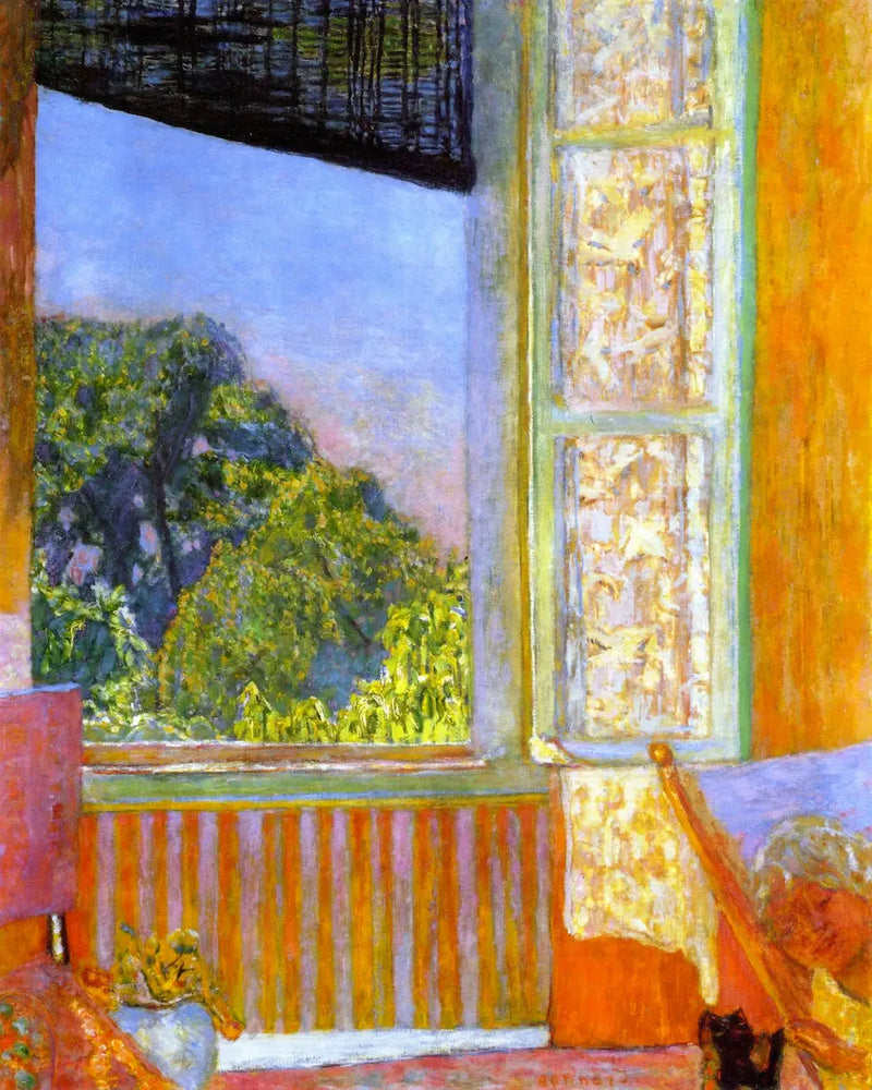 La ventana abierta - Pierre Bonnard