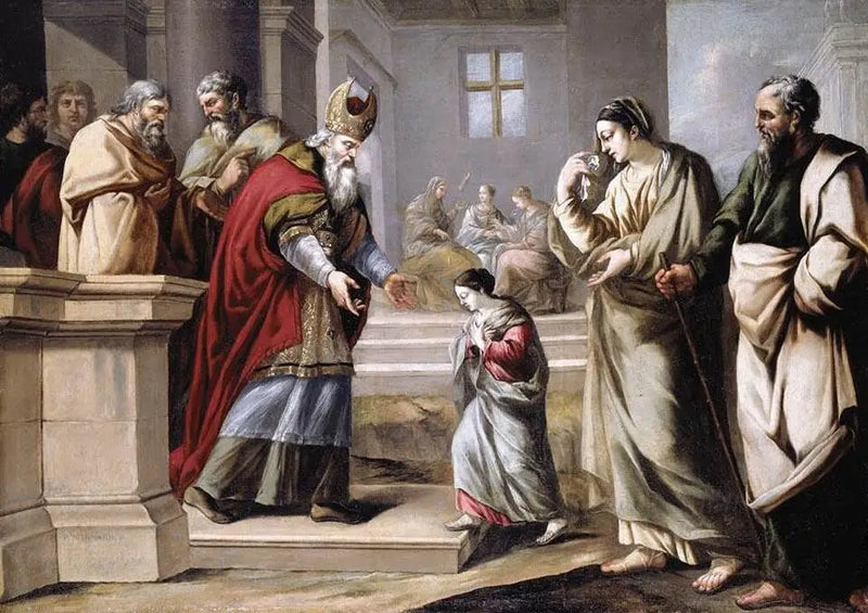 La Presentación de la Virgen en el Templo - Pierre Mignard