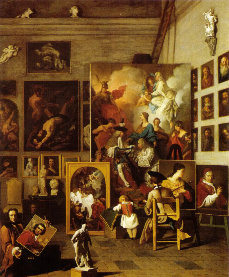 El taller del pintor - Pierre Subleyras