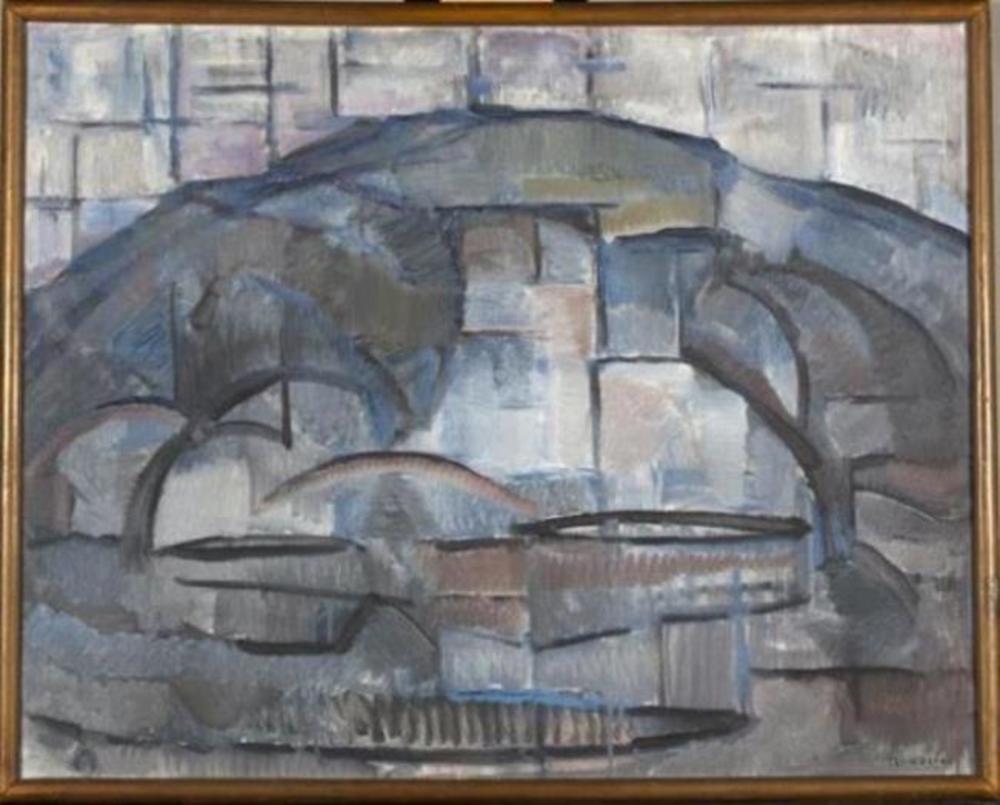 Reproduction du tableau « Paysage - Piet Mondrian » par Alpha Reproduction en peinture à l’huile