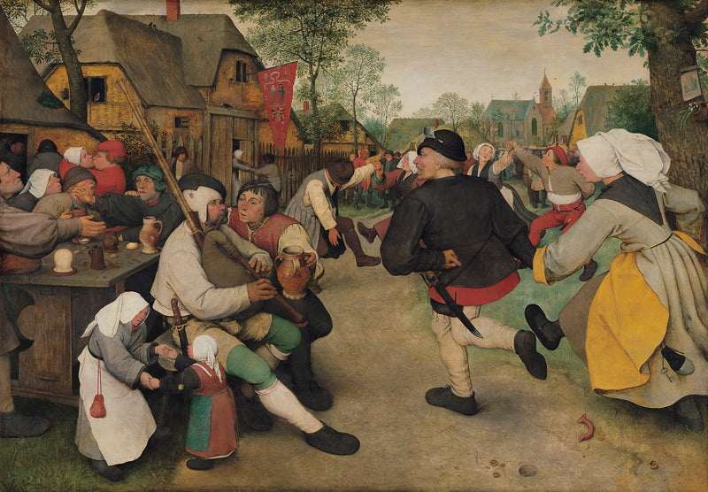 La Danza de los campesinos - Pieter Brueghel el Viejo
