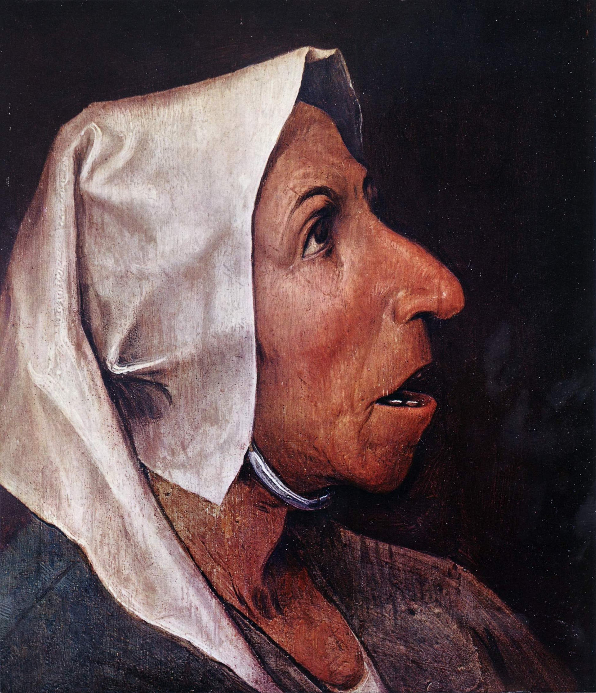 Tête de paysanne - Pieter Brueghel the Elder