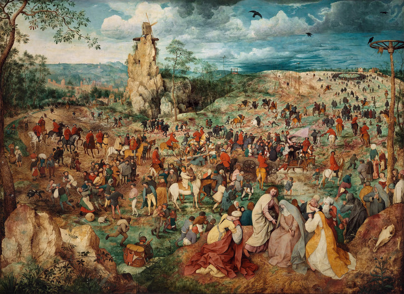 La Carga de la Cruz - Pieter Brueghel el Viejo