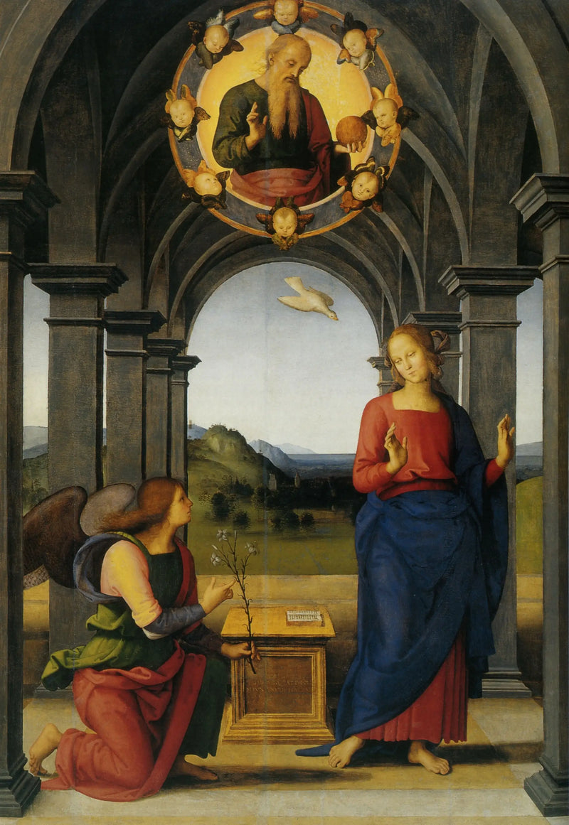 La Anunciación de Fano - Pietro Perugino