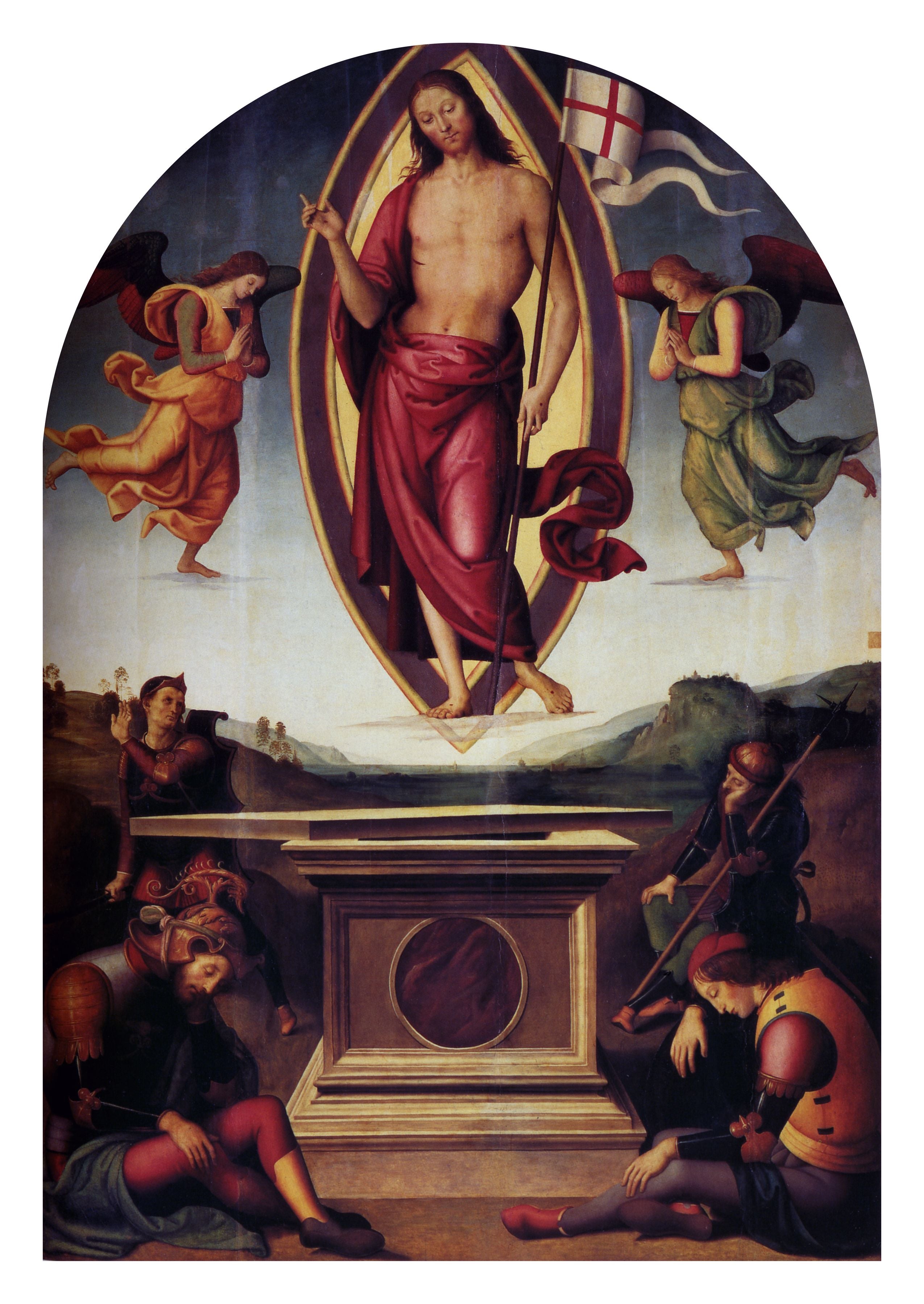 La Résurrection de San Francesco al Prato - Pietro Perugino - Alpha Reproduction