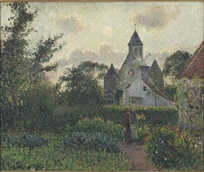 Iglesia de Knocke - Camille Pissarro