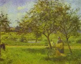 La Carretilla, sacristán - Camille Pissarro
