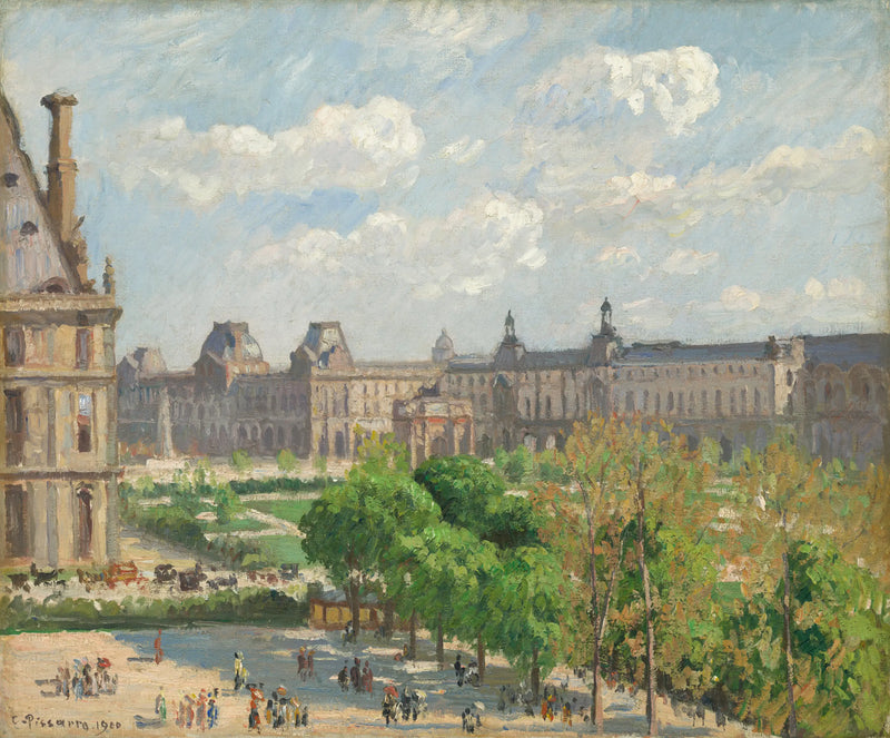 Plaza del Carrousel, París - Camille Pissarro