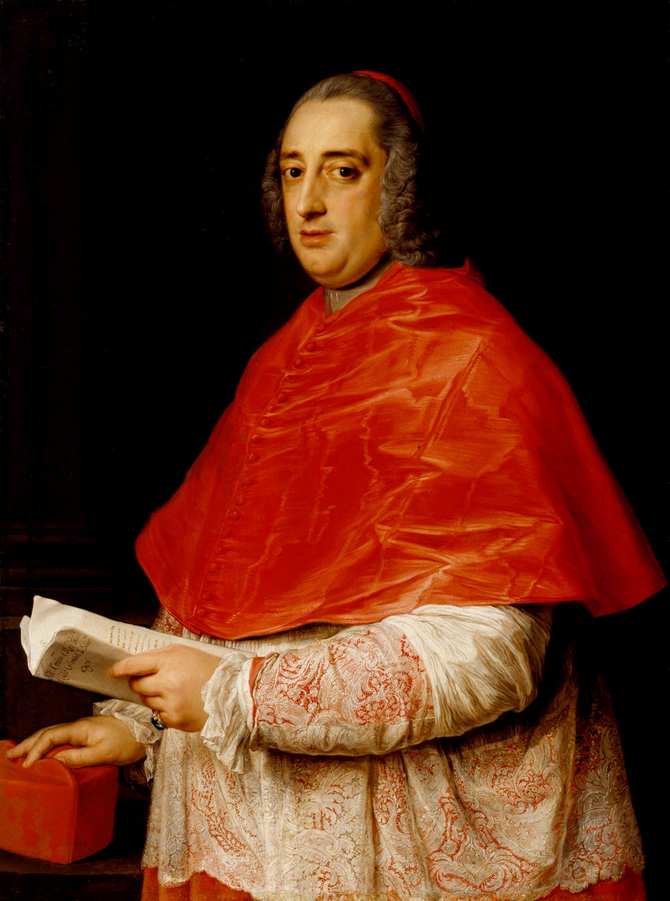 Portrait du cardinal Prospero Colonna di Sciarra - Pompeo Batoni - Alpha Reproduction