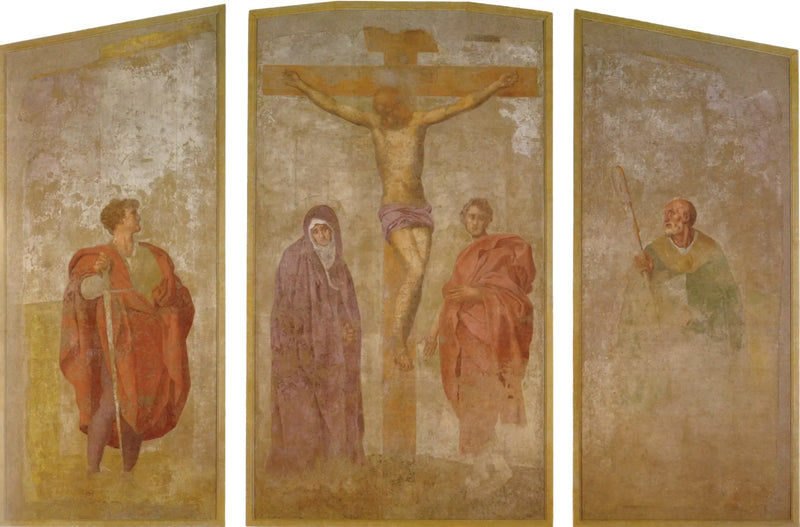 Tríptico de la crucifixión de Cristo - Pontormo