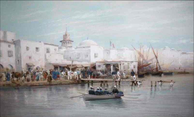 Puerto de Bizerta - Édouard Detaille