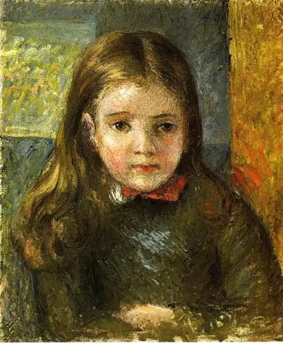 Retrato de Georges Pissarro - Camille Pissarro