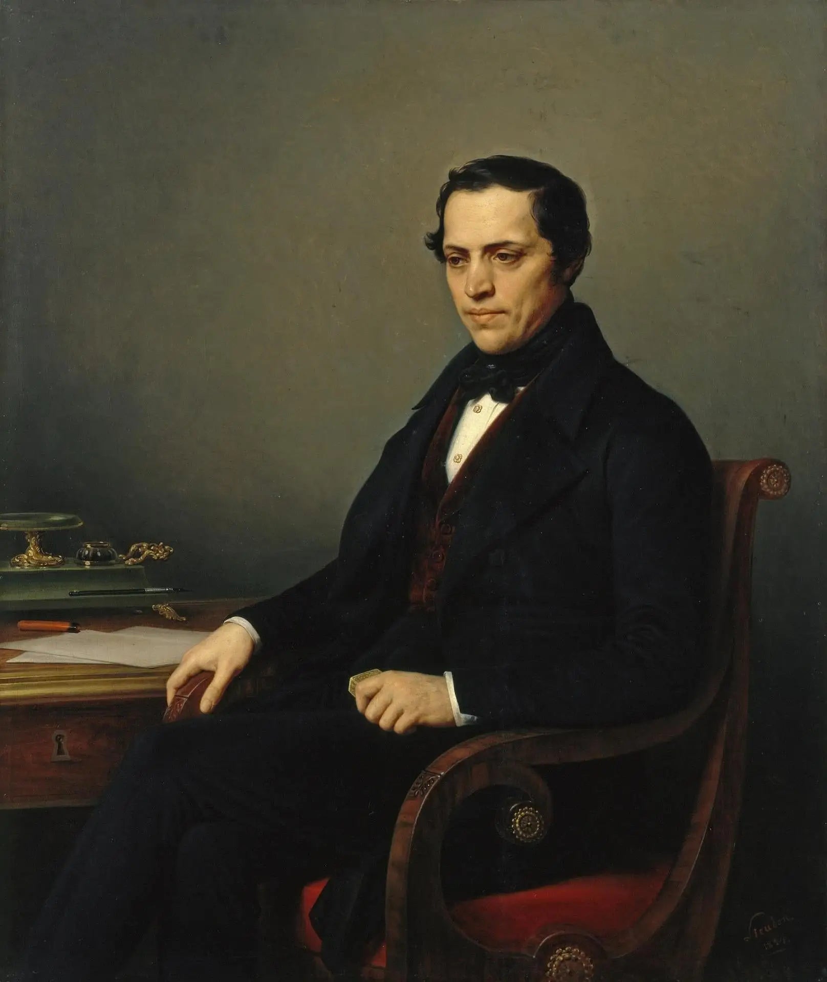 Portrait de D.E. Benardaki - Charles de Steuben - Alpha Reproduction