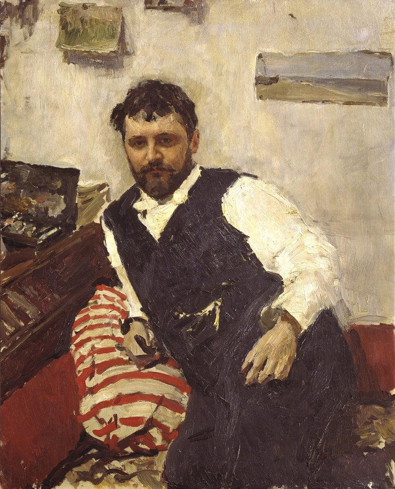 Retrato del artista Konstantin Korovin - Valentin Serov