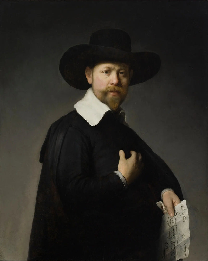 Retrato de Marten Looten - Rembrandt