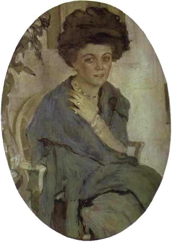 Retrato de Yelena Oliv - Valentin Serov