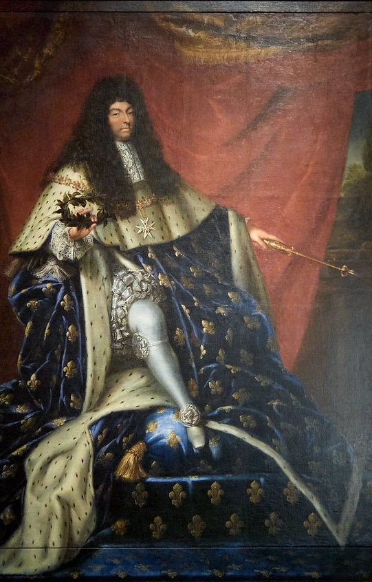 Retrato de Luis XIV en traje de coronación – Hyacinthe Rigaud (1701)