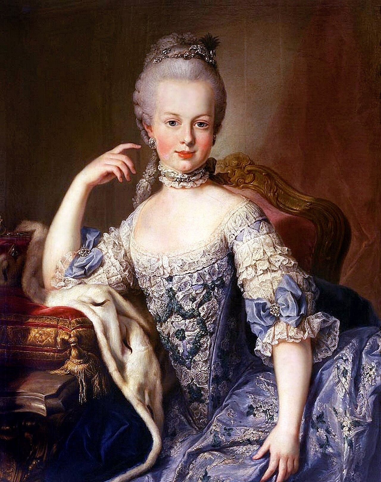 Retrato de María Antonieta niña – Martin van Meytens (alrededor de 1767)