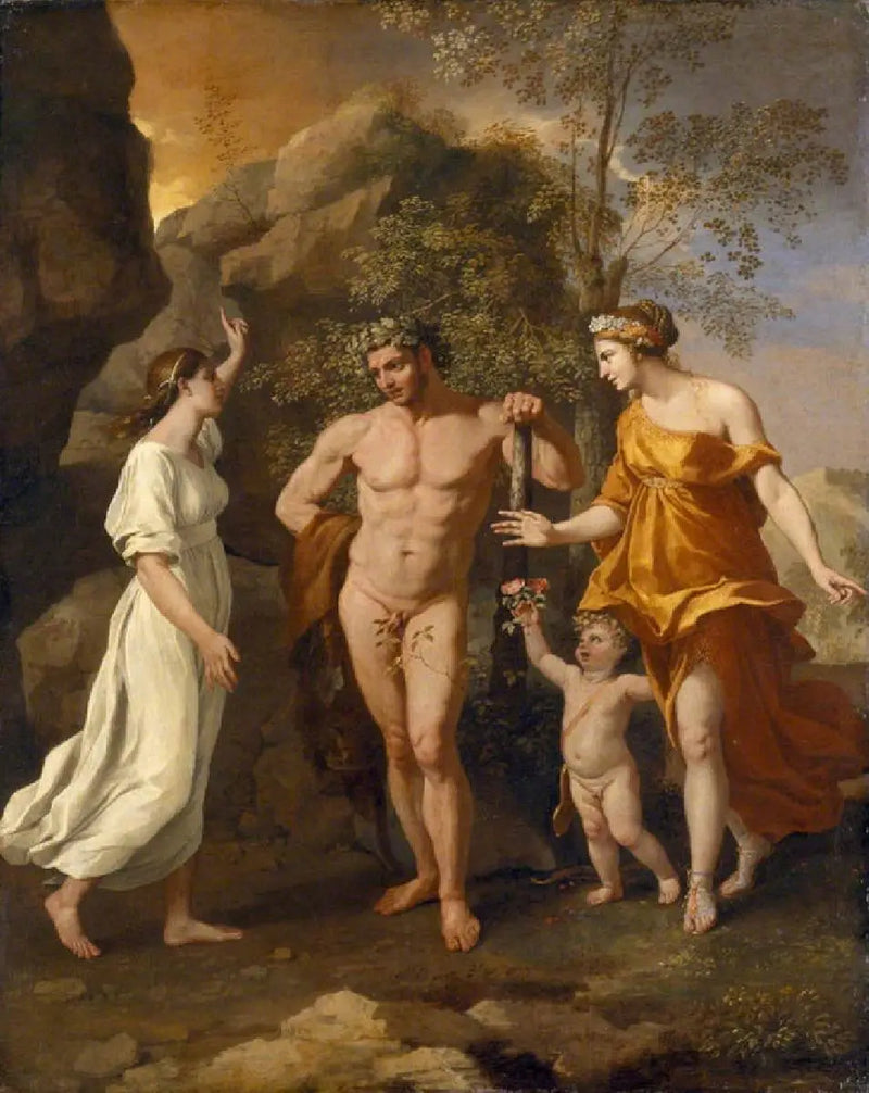 Elección de Hércules - Nicolas Poussin