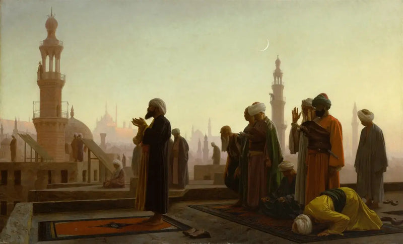 La oración en El Cairo - Jean-Léon Gérôme