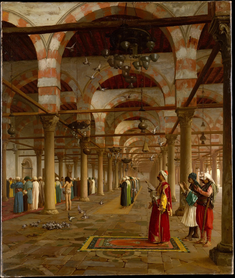 Oración en la mezquita - Jean-Léon Gérôme