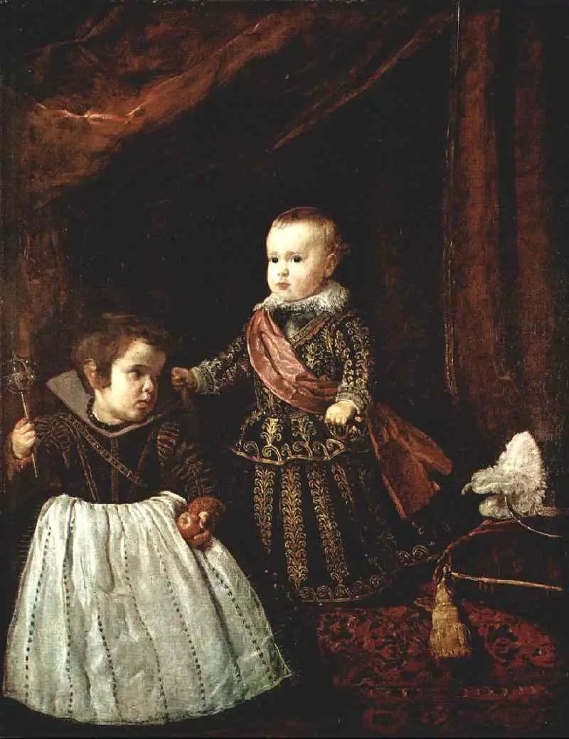 El Príncipe Baltasar Carlos con un niño - Diego Velázquez