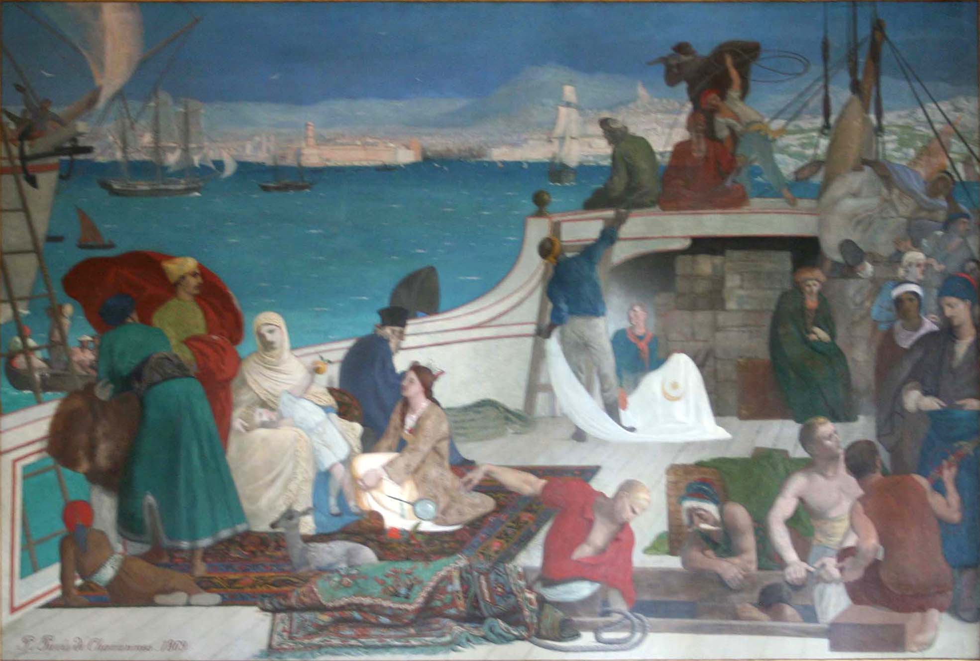 Marseille, porte de l'Orient - Pierre Puvis de Chavannes