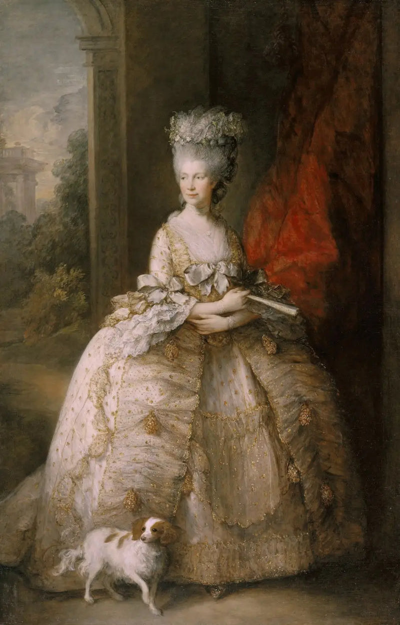 La reina Charlotte (1744-1818) - Thomas Gainsborough