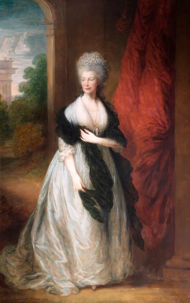 La reina Charlotte (1744–1818) - Thomas Gainsborough