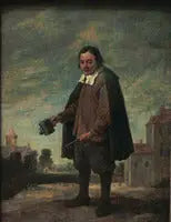 El Cazador con una castañuela en la mano - David Teniers el Joven