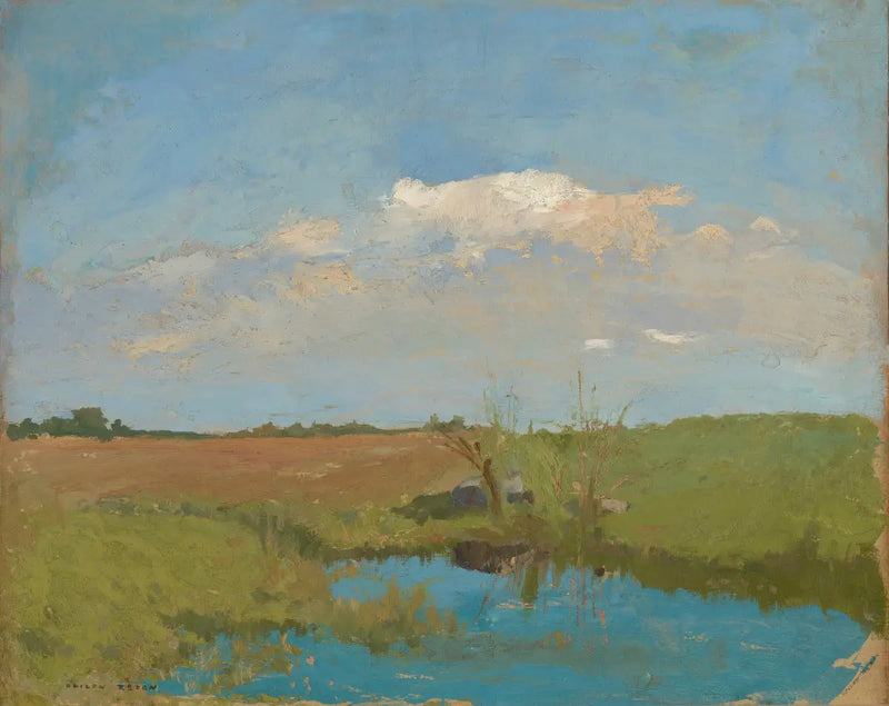 Estanque en Landes - Odilon Redon