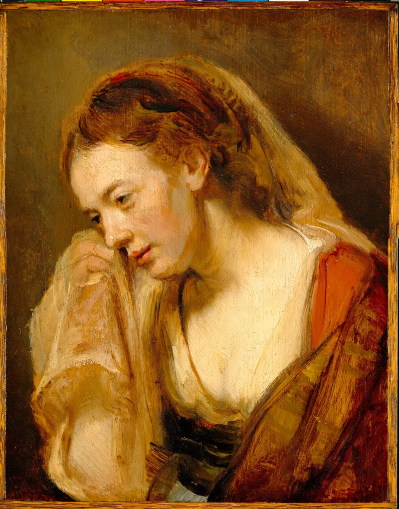 Una mujer que llora - Rembrandt
