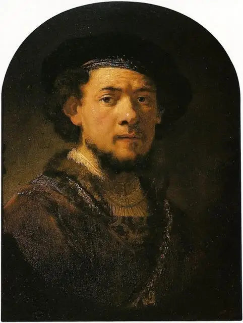 Autorretrato con cadena de oro - Rembrandt