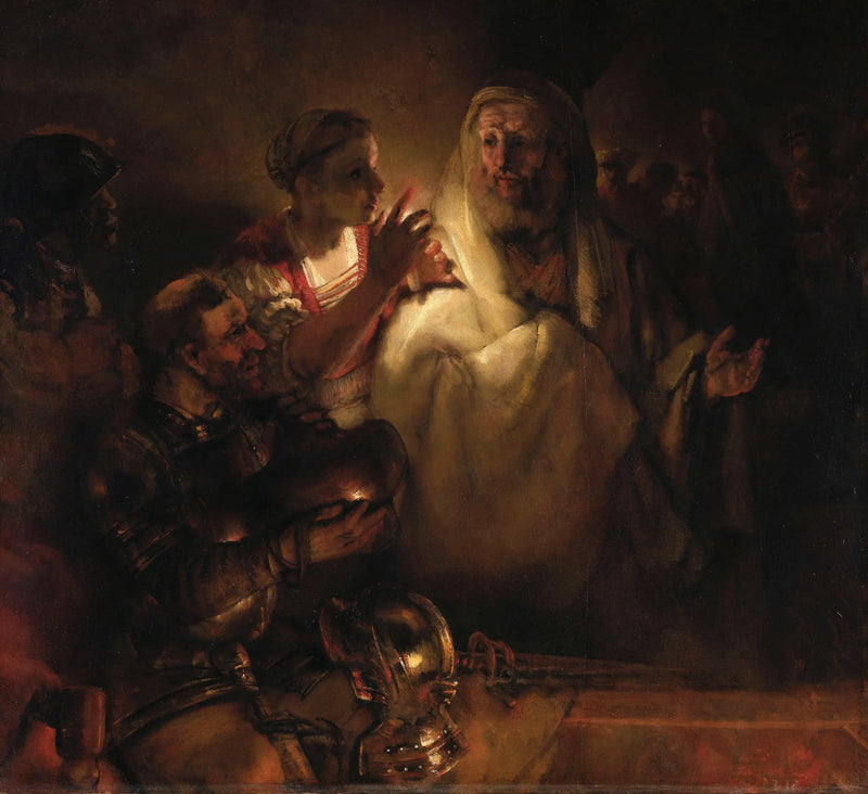 La negación de San Pedro - Rembrandt