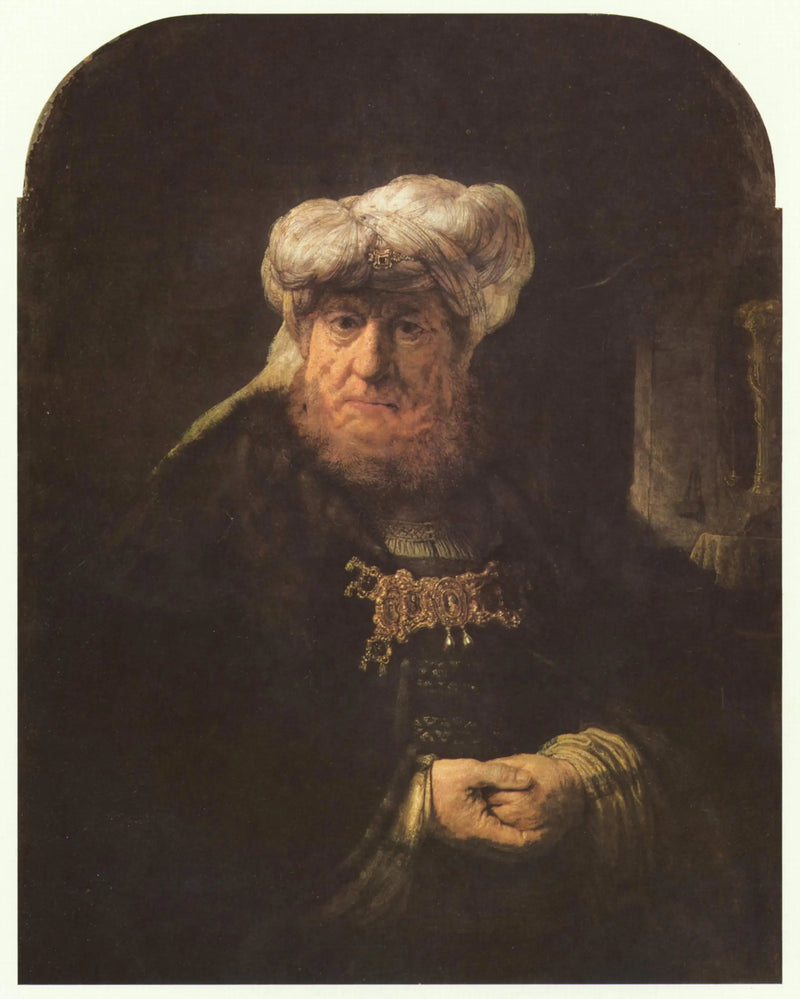 Hombre con traje oriental - Rembrandt