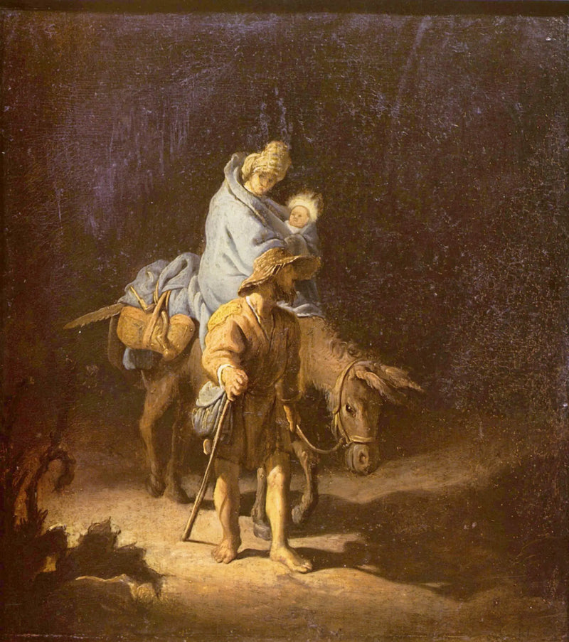 La Huida a Egipto - Rembrandt