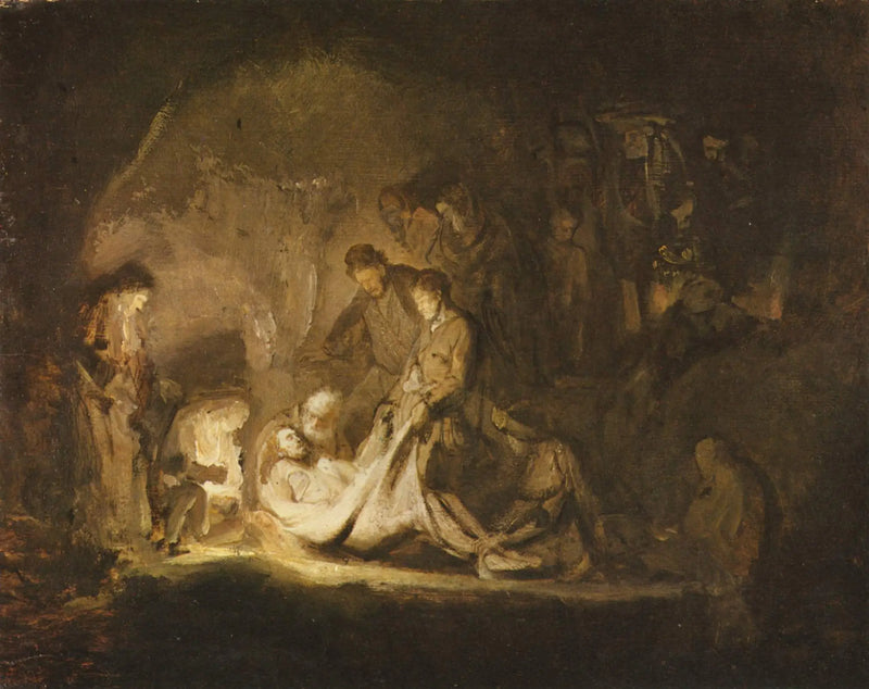 La colocación en el sepulcro de Cristo - Rembrandt