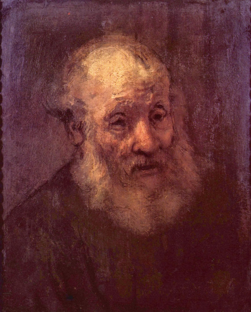 Retrato de un anciano barbudo - Rembrandt