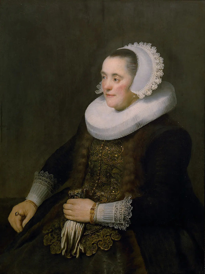 Retrato de mujer. - Rembrandt