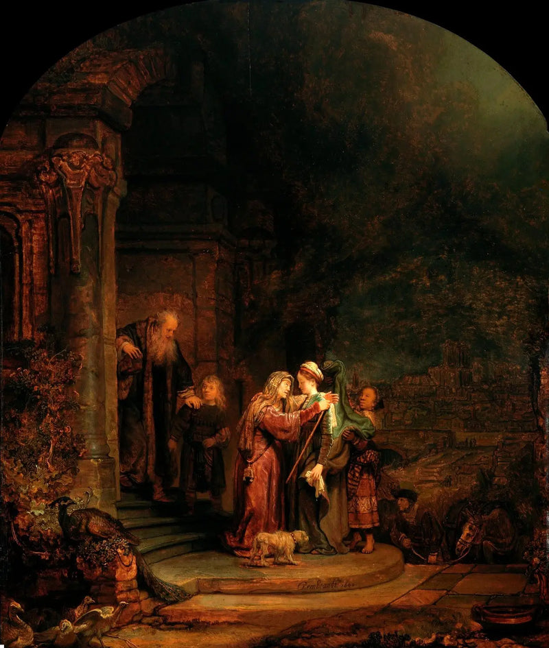 La Visitación - Rembrandt