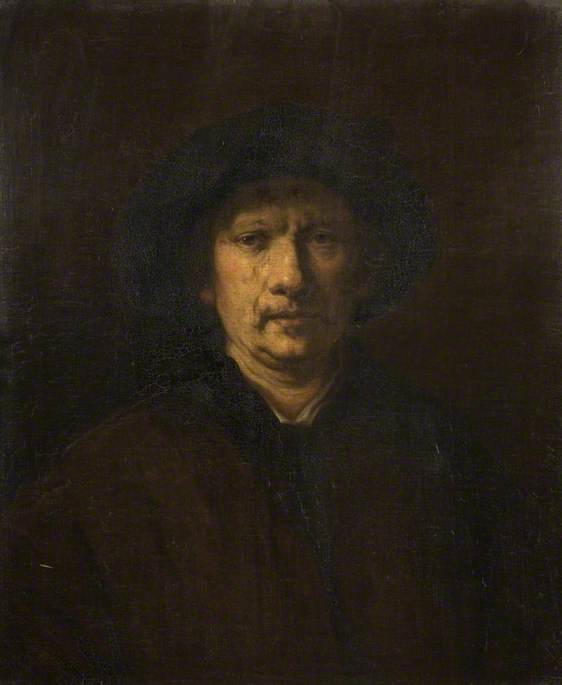 Reproduction du tableau « Autoportrait - Rembrandt » par Alpha Reproduction en peinture à l’huile